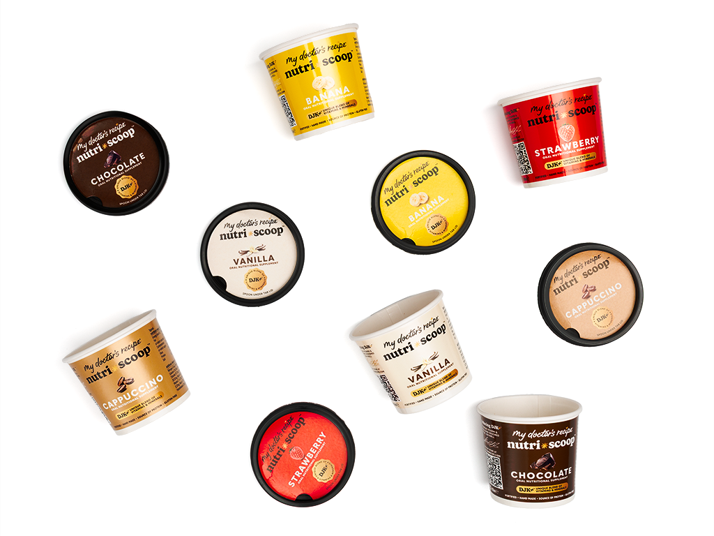 The Nutri-Scoop® Taster Set (5 x 100ml tubs)