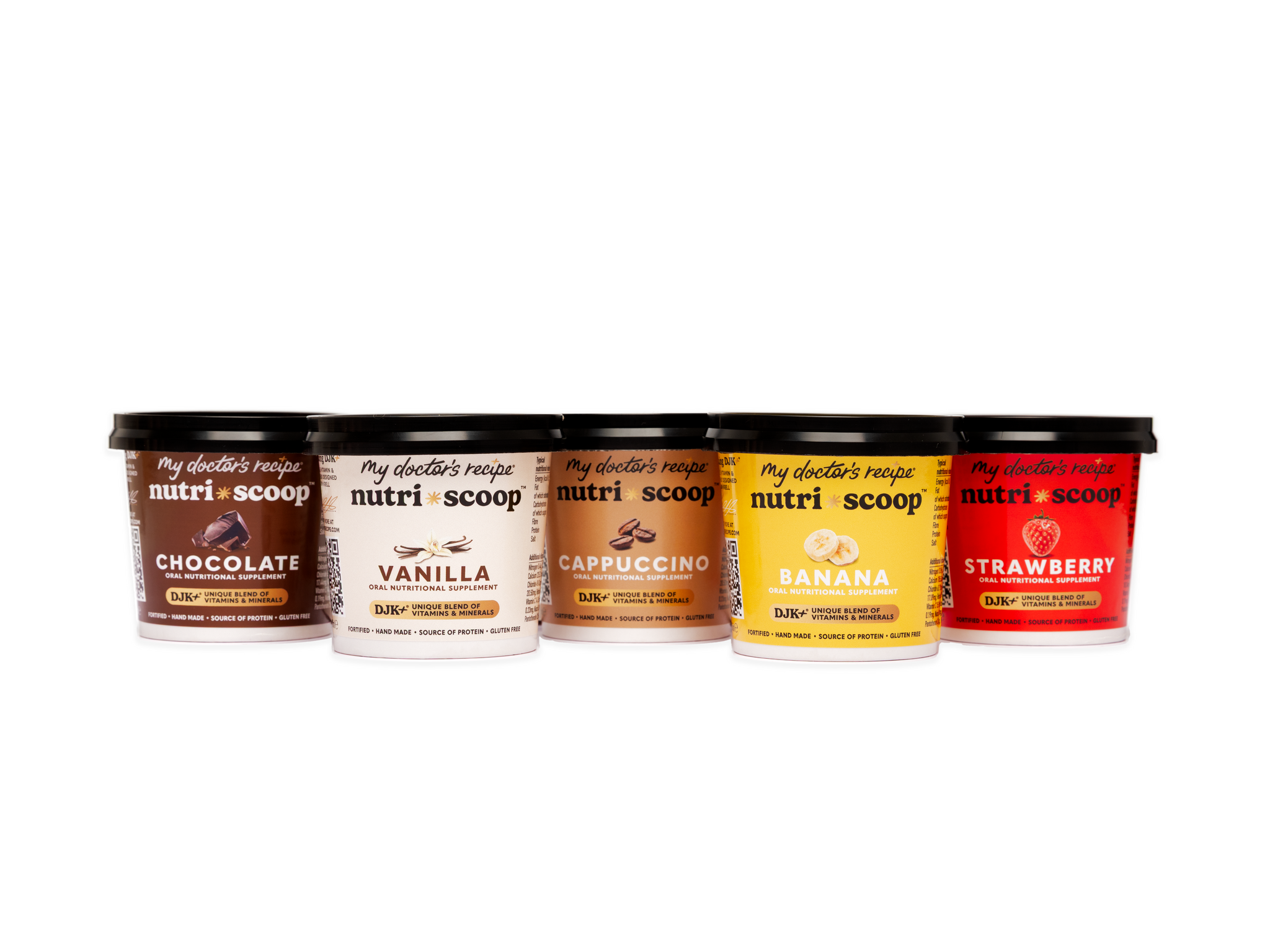 The Nutri-Scoop® Taster Set (5 x 100ml tubs)