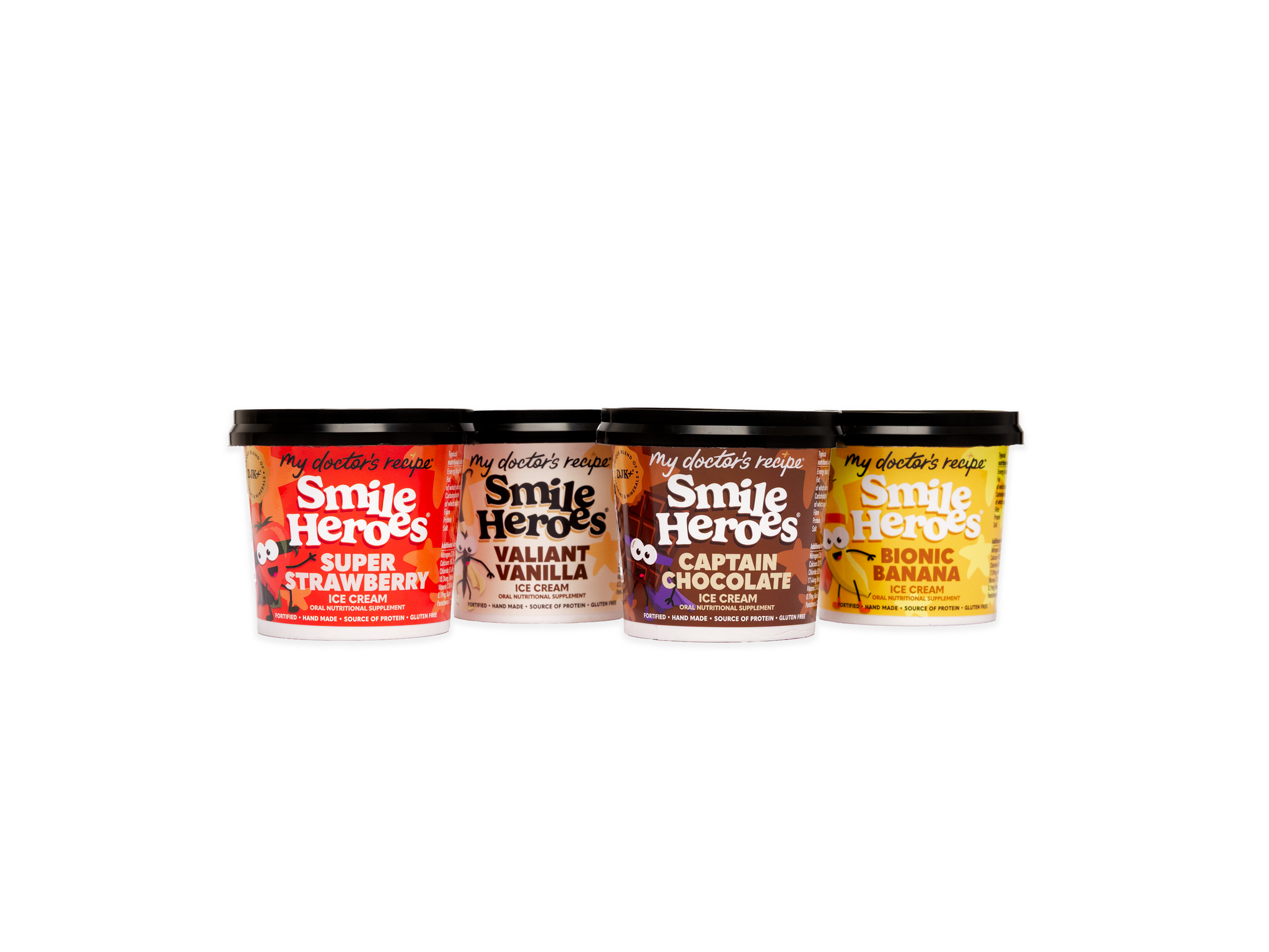 The Smile Heroes® Taster Set (4 x 100ml tubs)