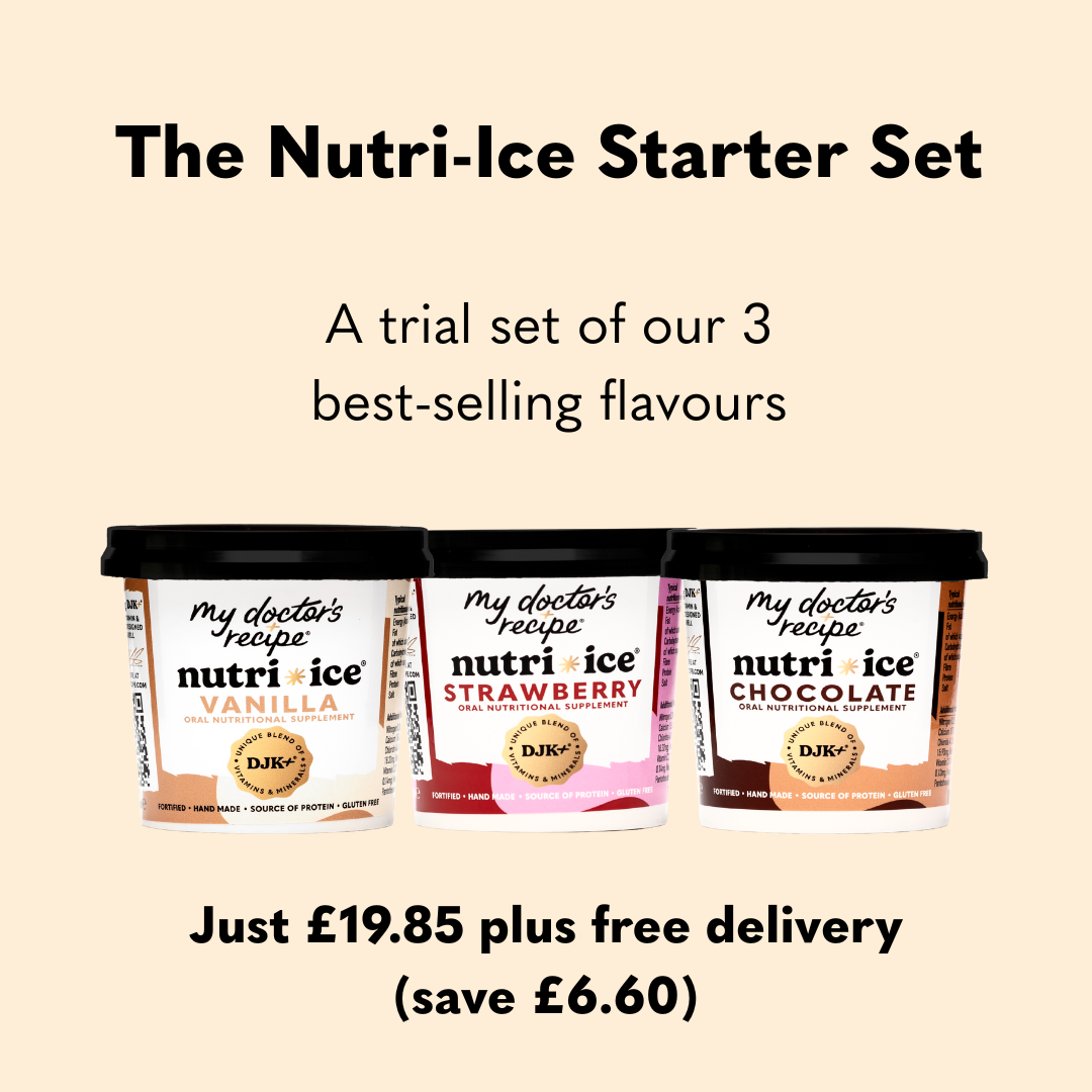 The Nutri-Ice®  Starter Set (3 x 100ml tubs)